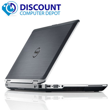 Right Side View Dell Latitude 14" Windows 10 Laptop Notebook i5 2.5GHz (2nd Generation) with Wifi