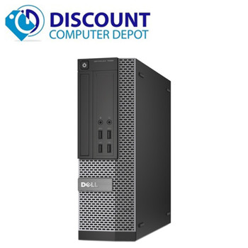Front View Dell Optiplex 7020 Desktop Computer PC i3-4160 3.6GHz 4GB 500GB Windows 10 Pro