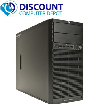 Right Side View Fast HP Computer Windows 10 Tower Desktop PC Intel Core i3 4gb 250gb wifi