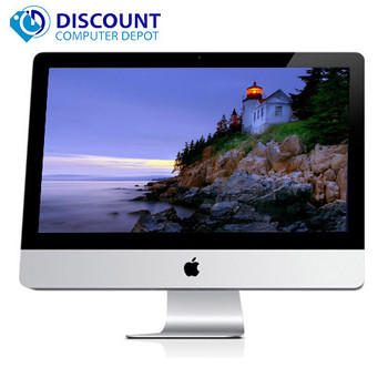 Front View Apple iMac 21.5" Desktop Computer Quad Core i5 2.5GHz 8GB 250GB Mac OSX Sierra