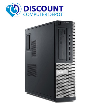 Right Side View Dell Optiplex 990 Windows 10 Pro Desktop Computer PC Core i5 3.1GHz 8GB 500GB and WIFI