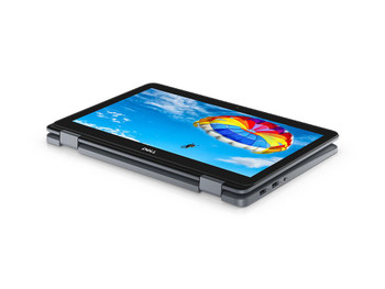 Right Side View Dell Inspiron 11 3000 Series 11.6" Laptop/Tablet Intel Pentium 2.16GHz 4GB 500GB Windows 10 2-in-1 Flip Design