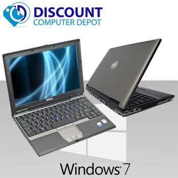 Right Side View Dell Latitude D420 12.1" Laptop Windows 7-32Bit Intel Core Duo 2GB Ram 160GB Hard Drive WiFi ( Laptop does not feature a Webcam or Optical Drive)