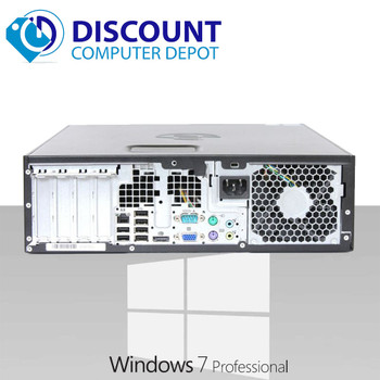 Right Side View Dell Optiplex 790 Quad-Core Desktop Computer PC Intel I5-2400 3.1GHz 4GB 250GB Windows 7 Professional w 19'' mon