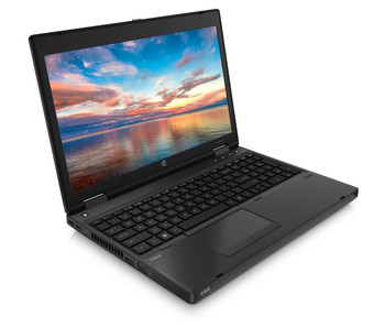 Front View HP ProBook Laptop 6565b 15.6" LED AMD A6 Quad Core 1.6GHz 8GB 500GB Windows 10 Home Radeon HD 6520G