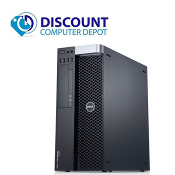 Cheap, used and refurbished Dell Precision T5600 Windows 10 Pro Workstation Computer Xeon E52609 Quad Core16GB 1TB Dual Monitor Ready and WIFI