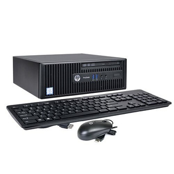 Cheap, used and refurbished HP ProDesk 400 G3 // Intel Core i5 (6th Gen) // 8GB DDR4 RAM // 500GB SSD // Windows 10 Pro // Keyboard // Mouse // WiFi