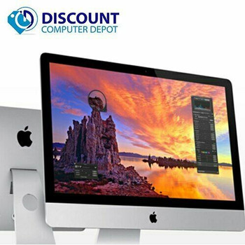 Cheap, used and refurbished Apple iMac 21.5" All-in-One Desktop Core i3-3225 3.3GHz 4GB RAM 500GB HDD Mac OS Mojave Early-2013 w/ Keyboard & Mouse ME699LL/A