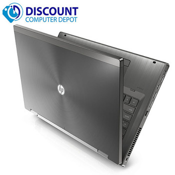 Right Side View HP Elite 8460w Laptop | Core i7 Processor | 4GB RAM | 320GB HDD | Windows 10 | DVD-RW and WIFI