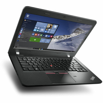 Right Side View Lenovo Thinkpad E460 14" Intel Core i5 6th Gen Dual-Core 2.3GHz 8GB RAM 500GB Windows 10 Pro Webcam Bluetooth