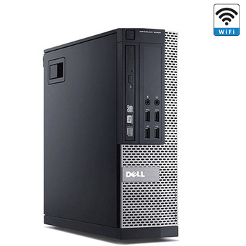 Left Side View Dell Desktop Computer 3020 Core i3 3.4GHz 8GB RAM 1TB HD and a 19" LCD Monitor - Windows 10 PC