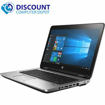 Right Side View HP Laptop 14" Probook 640 G1 Intel Core i5 8GB 500GB HD Wifi Windows 10 PC