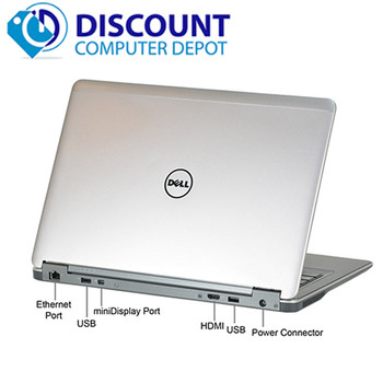 Right Side View Dell Latitude E7440 14.1" HD Ultrabook Laptop Intel Core i7 8GB 128GB Windows 10 Pro and WIFI