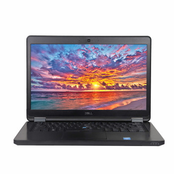 Front View Dell Latitude Laptop Computer E5550 15.6" Core i3 2.1GHz 5th Gen 4GB Ram 500GB Wifi Windows 10 Home PC - GRADE B