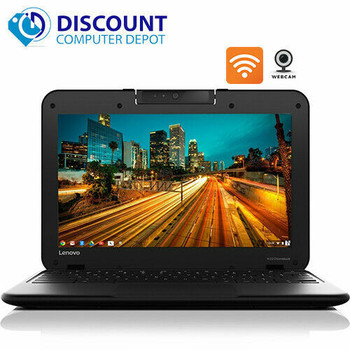 Cheap, used and refurbished Lenovo N22 11.6" HD Google Chromebook Intel 16GB SSD Wifi Webcam Bluetooth HDMI