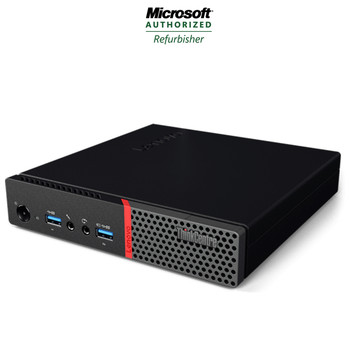 Front View Lenovo ThinkCentre M700 Tiny Desktop PC i3 3.2GHz 8GB 256GB SSD Windows 10 Pro