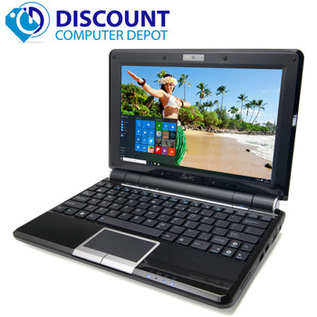 Cheap, used and refurbished Asus 1000HE Windows 10 Home Netbook Laptop 10" Notebook 2GB 80GB Dual Core WiFi