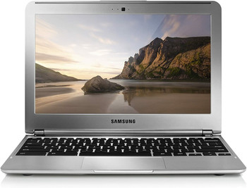 Front View Samsung Chromebook 3 11.6" Laptop Intel Dual-Core Chrome OS 2GB Ram 16GB SSD WiFi Webcam HDMI - Grade B