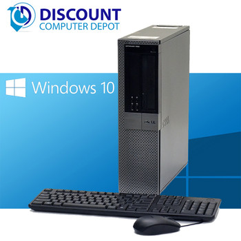Cheap, used and refurbished Dell Optiplex 960 Windows 10 Pro Desktop Computer 3.0GHz Core 2 Duo 8GB 250GB