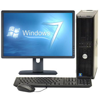 Cheap, used and refurbished Dell Optiplex 780 Windows 7 Pro Desktop Computer Core 2 Duo 3.0GHz PC 8GB 1TB WiFi 22 LCD