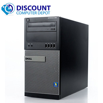 Cheap, used and refurbished Dell OptiPlex 990 Computer Tower PC Quad i7 3.4GHz 8GB 1TB HDD Windows 10 Pro