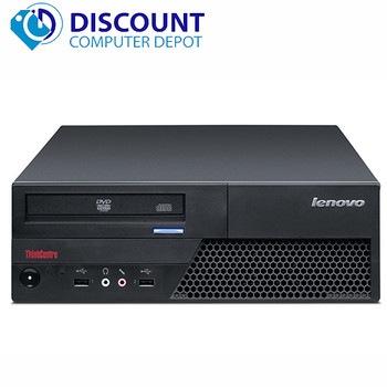 Cheap, used and refurbished Fast Lenovo IBM Desktop Computer PC Windows 10 Core 2 Duo 4GB 250GB Keyboard Mouse NO OS