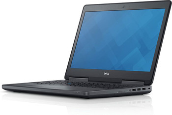 Right Side View Dell Precision 7510 Laptop 15.6" Intel i5-6300HQ Quad-Core 6th Gen 2.3GHz 16GB Ram 512GB SSD Windows 10 Pro