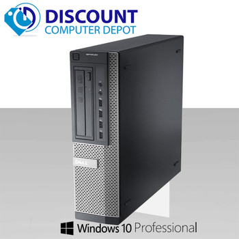 Cheap, used and refurbished Dell Optiplex 790 Windows 10 Pro Desktop Computer I7-2600 Quad Core 3.4GHz 8GB 500GB DVDRW