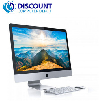 Front View Apple iMac 21.5" AIO Desktop Computer Quad Core i5 2.7GHz 8GB 1TB OS X Sierra
