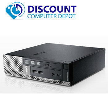 Right Side View Dell Optiplex 990 Windows 10 Pro Desktop Computer i3 3.1GHz 8GB 1TB Hard drive Dual Video Out