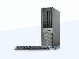 Front View Refurbished Dell Optiplex 960 2.5GHz + Core 2 Quad Desktop 8GB 250GB Windows 7, (win 7) Pro
