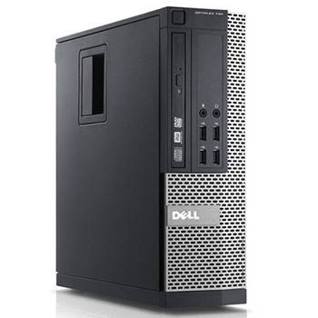 Front View Dell Optiplex 790 Desktop Computer PC i5-2400 3.1GHz 8GB 1TB Win 10 Pro WiFi