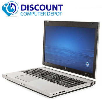 Right Side View HP Elitebook 8560p 15.6" Laptop Computer Intel Core i5-2520m 2.5GHz 8GB 500GB Windows 10 Pro WiFi