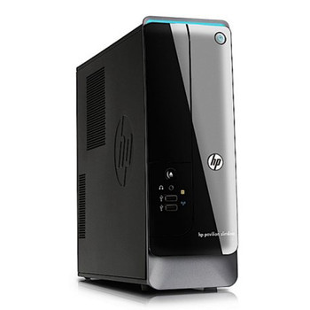 Cheap, used and refurbished HP Pavilion Slimline Windows 10 Home Desktop Computer Pentium 2.8GHz 4GB 160GB 19" LCD and WIFI