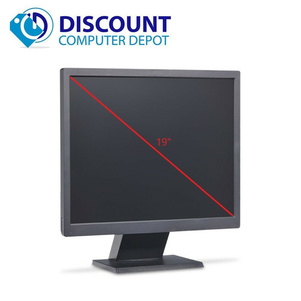 Front View Name Brand 19" Monitor LCD for Desktop Computer PC (Grade B) - Lot(s) available