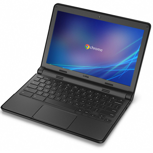 Cheap, used and refurbished Scratch and Dent Dell Wolf Chromebook 11.6" HD Laptop Intel 4GB 16GB SSD Google Chrome OS HDMI Bluetooth Wifi & Webcam