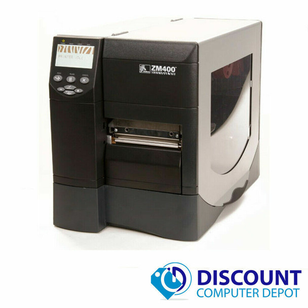 Cheap, used and refurbished Zebra ZM400-2001-4000T Thermal Transfer Barcode Label Printer 203 DPI Cheap, used and refurbished Zebra ZM400-2001-4000T Thermal Transfer Barcode Label Printer 203 DPI