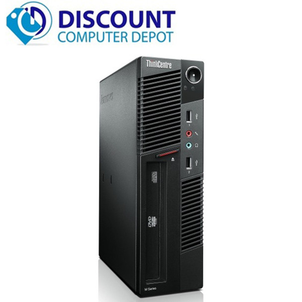 Front View Customize Your Lenovo M91P Small Desktop Computer Intel i5 PC 2.5GHz and WIFI