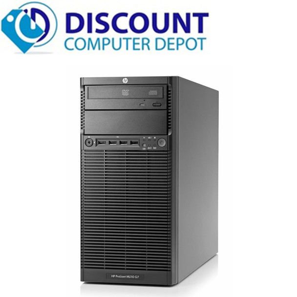 Cheap, used and refurbished Fast HP Computer Windows 10 Tower Desktop PC Intel Core i3 4gb 250gb wifi