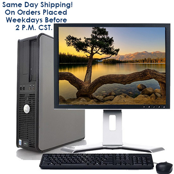 Cheap, used and refurbished Fast Dell Optiplex Desktop Computer PC Core 2 Duo 2.13GHz 4GB 250GB DVD Wifi 19" LCD Windows 10 Cheap, used and refurbished Fast Dell Optiplex Desktop Computer PC Core 2 Duo 2.13GHz 4GB 250GB DVD Wifi 19" LCD Windows 10