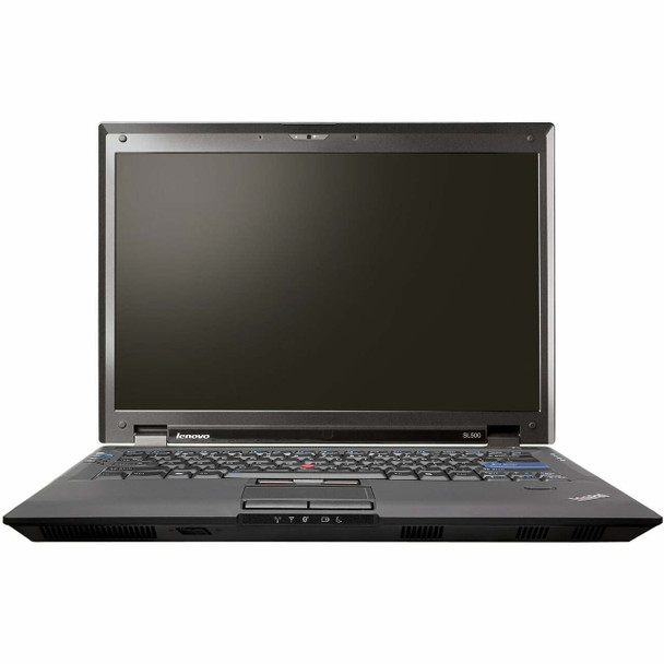 Front View Lenovo Laptop Computer ThinkPad SL500 Windows 10 Home PC 15.6" Dual Core 1.66GHz CPU 2GB 160GB DVD
