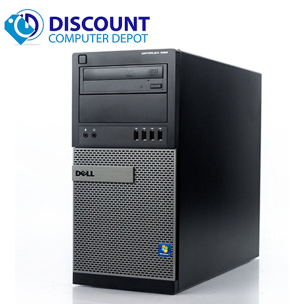 Cheap, used and refurbished Dell OptiPlex 990 Computer Tower PC Quad i7 3.4GHz 8GB 1TB HDD Windows 10 Pro