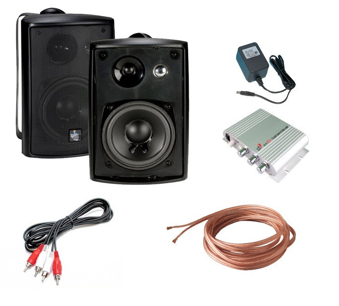 Outdoor Speaker Kit with Amp The TV Shield