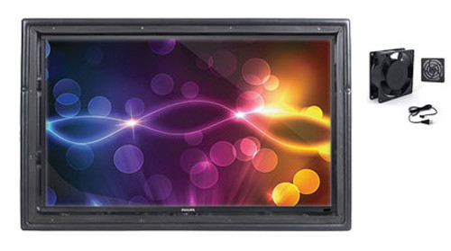 The Display Shield 52-55" Outdoor Display Enclosure with fan The Display Shield 52-55" Outdoor Display Enclosure with fan