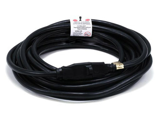 25 ft Power Extension Cord Cable - Indoor or Outdoor - 14AWG