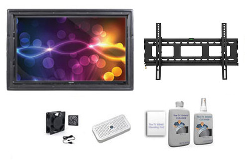 The Display Shield 36-43" Outdoor Display Enclosure Tilt Mount Ultimate Kit