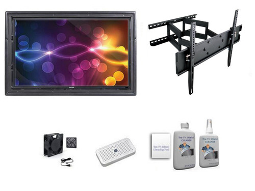 The Display Shield 36-43" Outdoor Enclosure Full Motion Mount Ultimate Kit