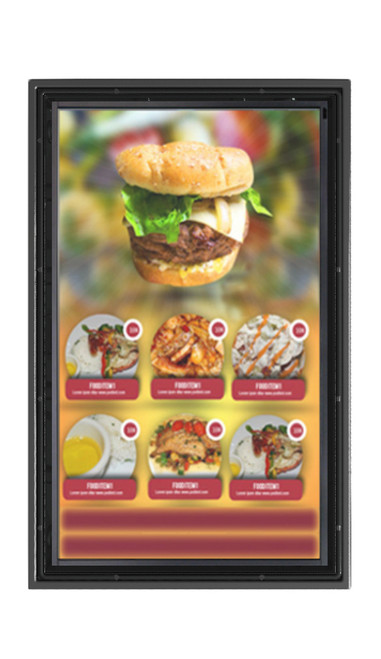 The Display Shield 44-50" Vertical Anti-Glare Outdoor Display Enclosure The Display Shield 44-50" Vertical Anti-Glare Outdoor Display Enclosure