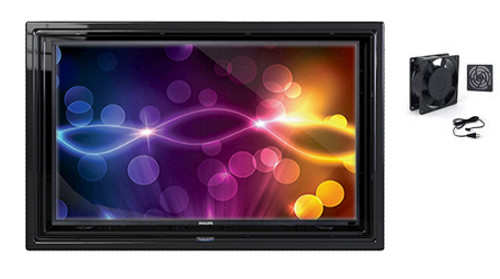 The Display Shield 30-32" Outdoor Display Enclosure with fan