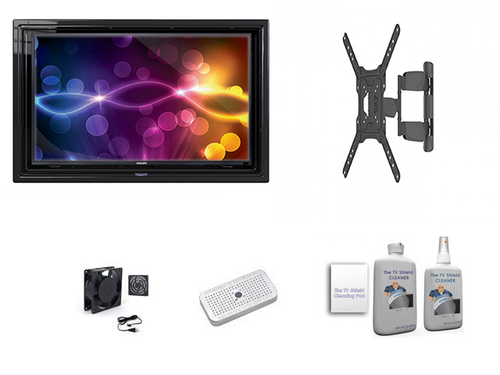 The Display Shield 19-32" Outdoor Enclosure Full Motion Mount Ultimate Kit